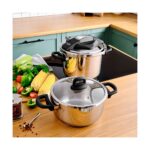 Karaca Perfect Gray İndüksiyon Tabanlı Düdüklü Tencere Seti 4+6 Litre