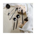 Karaca Orion Black 30 Parça 6 Kişilik Çatal Kaşık Bıçak Seti - Görsel 4