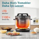 Cosori CMC-CO601-SEU 9U1ARADA Buharlı Pişirici,pilav Pişirme, Düdüklütencere,yoğurt Makinesi - Görsel 4