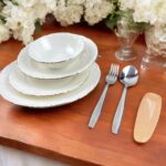 Kütahya Home 24 Parça Liana Yemek Takımı Gold Yaldızlı - Görsel 2