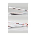 Aprilla Saç Düzleştirici Seramik Kaplama ile 230°C Isı Ayarı Beyaz Renkli