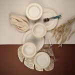 Matmel Altın File Bonsai 18 Parça Yemek Seti - Ekru