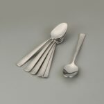 Matmel Katre Sade 6'lı Çay Kaşığı - Gri - 11 cm