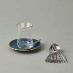 Matmel Imran Lizbon Model 12'li Çay Kaşığı - Gümüş - 11 cm - Görsel 3