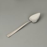 Matmel Can Canan 12'li Sade Tatlı Çatal Kaşık Takımı - Gri - 16,2 cm - Görsel 2