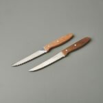 Matmel 2'li Steak Bıçağı - Kahverengi - 19 cm - Görsel 2