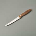 Matmel 2'li Steak Bıçağı - Kahverengi - 19 cm - Görsel 3