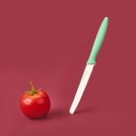 Matmel Dişli Domates Bıçağı - Yeşil - 12 cm