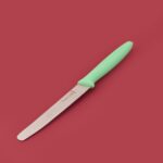 Matmel Dişli Domates Bıçağı - Yeşil - 12 cm - Görsel 2