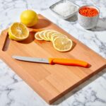 Matmel 6.7836.L119 Tırtıklı Domates ve Sosis Bıçağı - Turuncu - 11 cm