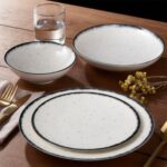 Matmel Porselen Atina 24 Parça Yemek Takımı - Bej - Görsel 2