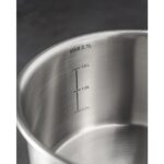 Madame Coco Raye Sos Tenceresi - Çelik - 16 cm - Görsel 3