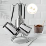 Nehir Everest 4 Parça Standlı Paslanmaz Çelik Cezve Seti