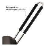 Nehir Everest 4 Parça Standlı Paslanmaz Çelik Cezve Seti - Görsel 3