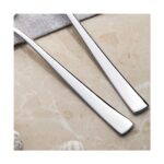 Nehir Can & Canan Tatlı 18/10 Paslanmaz Çelik 12 Parça Çatal Kaşık Takımı - 6 Kişilik, Sade ve Ergonomik Tasarım - Görsel 3