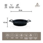 Amboss 3 Parça Kuvars Döküm Sahan Set - Görsel 4