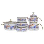 Pr Home Allegro Çeyiz Seti Çaydanlık - Kızartma Tenceresi - Saklama Kabı