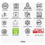 Pr Home Lemon Çeyiz Seti Çaydanlık - Kızartma Tenceresi - Saklama Kabı - Görsel 4