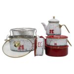 Pr Home Love Çeyiz Seti Çaydanlık - Kızartma Tenceresi - Saklama Kabı - Görsel 3