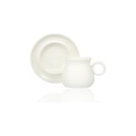 Kitchenboost Porselen Çay Nescafe Fincanı Seti Takımı 200 Ml. 6 Kişilik 12 Parça - Görsel 2