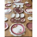 Rossev Kahvaltı Takımı Magenta  29 Parça 4 Kişilik