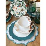 Rossev Pink&more Yemek Takımı Green Amazon 24 Parça 6 Kişilik - Görsel 2