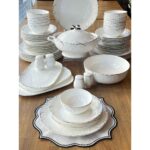 Rossev Yemek Takımı Tıffany Silva 58 Parça 12 Kişilik