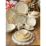 Rossev Yemek Takımı Helena Flowers 62 Parça 12 Kişilik