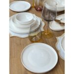 Rossev Yemek Takımı Modern Sade 50 Parça 6 Kişilik - Görsel 2