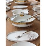 Rossev Yemek Takımı Modern Arbol Bird 161 Parça 12 Kişilik - Görsel 4