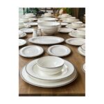 Rossev Yemek Takımı Rennes Silver 60 Parça 12 Kişilik - Görsel 5