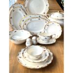 Rossev Yemek Takımı Feronia 62 Parça 12 Kişilik