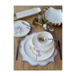 Rossev Pure Bone Modern Violet 24 Parça 6 Kişilik - Görsel 3