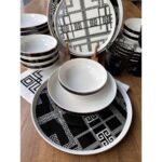 Rossev Yemek Takımı Modern Versace 24 Parça 6 Kişilik - Görsel 3