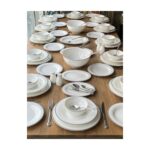 Rossev Yemek Takımı Nantes Silver 149 Parça 12 Kişilik