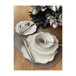 Rossev Yemek Takımı Negro Silver 24 Parça 6 Kişilik - Görsel 2