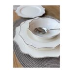 Rossev Yemek Takımı Negro Silver 24 Parça 6 Kişilik - Görsel 4