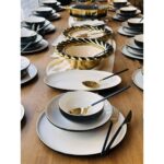 Rossev Yemek Takımı Modern Black 150 Parça 12 Kişilik - Görsel 2