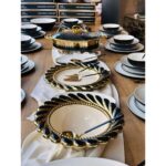 Rossev Yemek Takımı Modern Black 150 Parça 12 Kişilik - Görsel 4