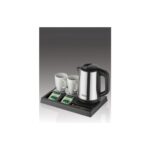 Kiwi Kkt-33 Paslanmaz Çelik Karşılama Tepsili Otel Tipi Kettle - Görsel 2