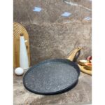 Veronia Elvira Granit 30 cm Krep Tava-Gri - Görsel 3