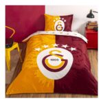 Taç Taç Lisanslı Galatasaray 5.yıldız Tek Kişilik Pamuk Nevresim Takımı - Görsel 4