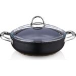 Saflon Titanium 30 Cm Basık Tencere 5,25 Lt Sf8630Tt