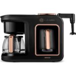 Store Hatır Plus Barista 6 In 1 Latte Cappucino ve Közde Türk Kahvesi Makinesi Black Copper