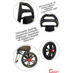 UltraNova Çok Renkli Pazar Arabası Plus, Büyük Tekerlekli, 45x105, TR Menşei - Görsel 2