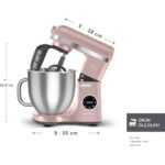 Karaca Mastermaid Chef Ultra D2000W Dijital Ekranlı Hamur Yoğurma Makinesi Rosegold 7l - Görsel 2