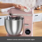 Karaca Mastermaid Chef Ultra D2000W Dijital Ekranlı Hamur Yoğurma Makinesi Rosegold 7l - Görsel 3