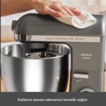 Karaca Mastermaid Chef Ultra D2000W Dijital Ekranlı Hamur Yoğurma Makinesi Galaxy Grey 7l - Görsel 3