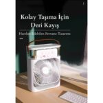 MISAWA Nemlendirici Masa Fanı, Modern Tasarım, Güçlü Motor, Sessiz Çalışma