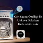 MISAWA Nemlendirici Masa Fanı, Modern Tasarım, Güçlü Motor, Sessiz Çalışma - Görsel 3
